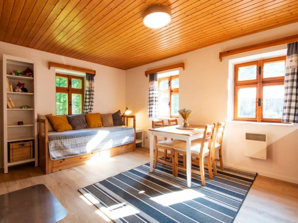 Chata Pod Desenským vrche apartmán obývák jizerské hory